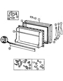 Freezer door (rb151pfa/dg13c) (rb151pfw/dg11c) (rb151pfa/dg11c) (rb151pfw/dg13c) (rb151plfa/dg12c)