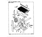 Magic Chef RB190PW/DG53A unit compartment & system diagram