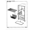 Magic Chef RB190PW/DG53A shelves & accessories diagram