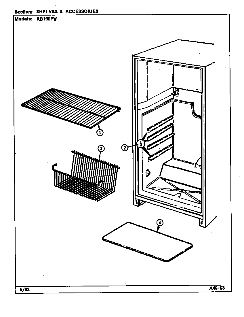Shelves & accessories