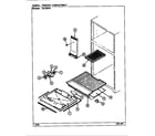 Magic Chef RB190PW/DG53A freezer compartment diagram