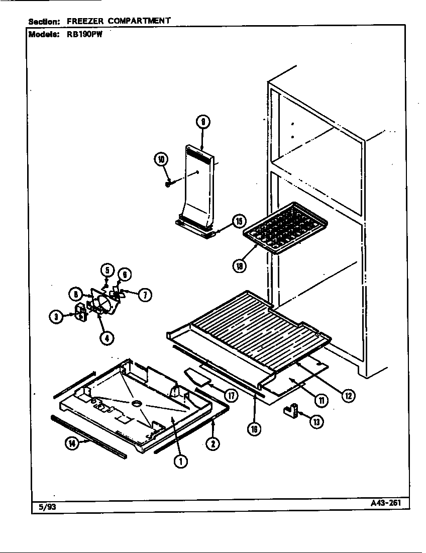 Freezer compartment