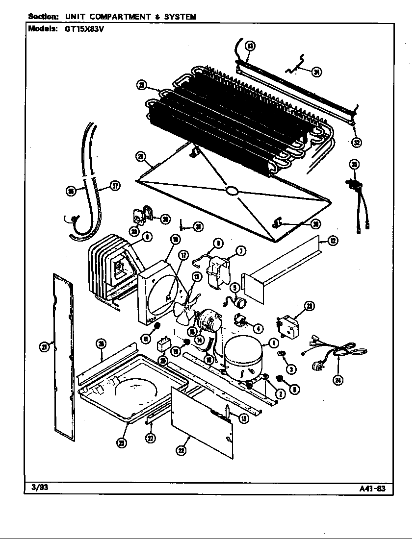 Unit compartment & system