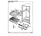 Maytag GT15X83V/DF15A shelves & accessories diagram