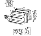 Maytag GT15X83V/DF15A freezer door diagram