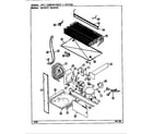 Magic Chef RB191PV/DE68A unit compartment & system diagram