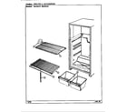 Magic Chef RB191PA/DE77A shelves & accessories diagram