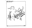 Magic Chef RB191PV/DE68A optional ice maker diagram