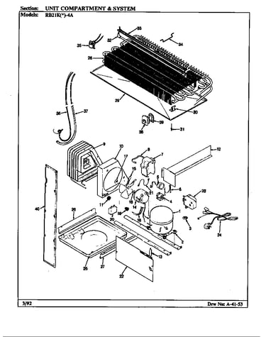 Unit compartment & system (rb21kn-4a/bg71c)