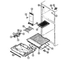 Magic Chef RB191PA/DG51B freezer compartment (rb191pa/dg55a) (rb191pv/dg51a) (rb191pv/dg51b) diagram