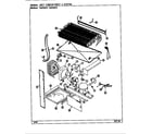 Magic Chef RB234PV/DD86A unit compartment & system diagram