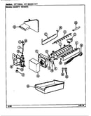 Optional ice maker kit