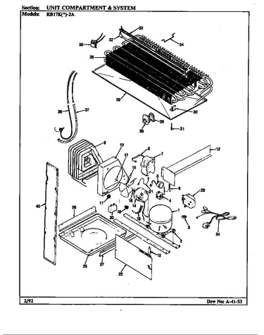 Unit compartment & system