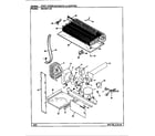 Magic Chef RB15KA-3S/BF20A unit compartment & system diagram