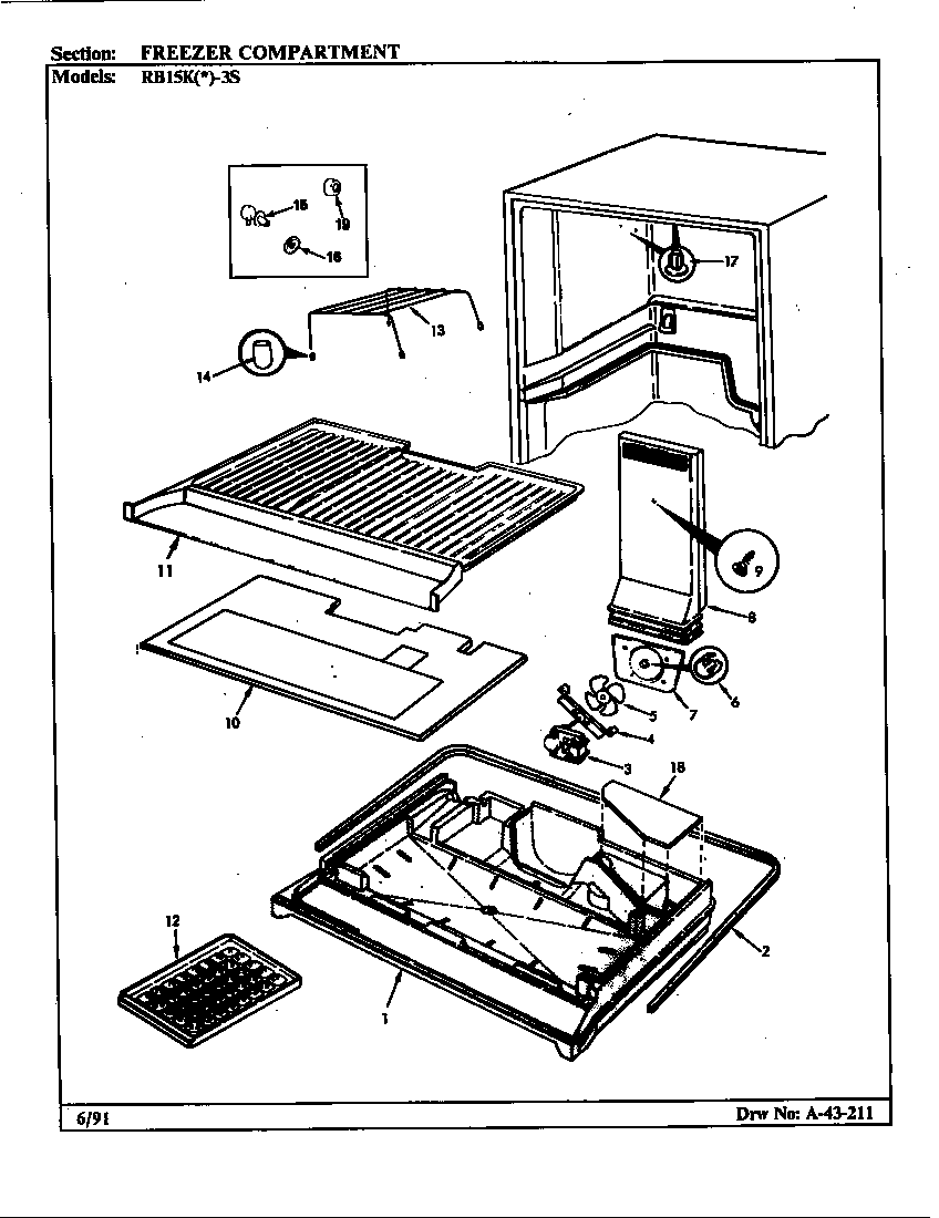 Freezer compartment