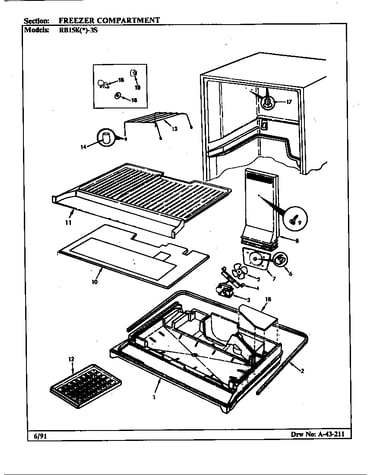 Freezer compartment