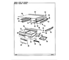 Magic Chef RB234RV/DD92A chest of drawers diagram