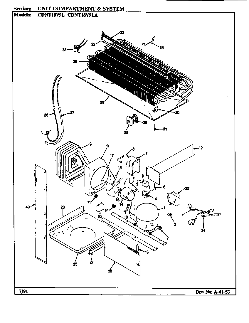 UNIT COMPARTMENT & SYSTEM