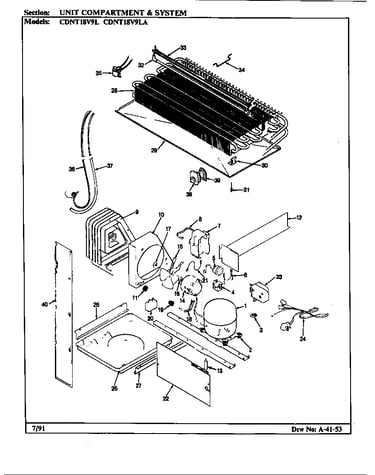 Unit compartment & system