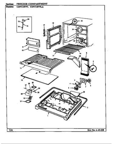 Freezer compartment
