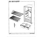 Magic Chef RB15KA-1AF/BG11C shelves & accessories diagram