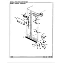 Maytag CDNS24V9A/CR86A fresh food compartment diagram