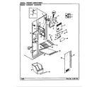 Maytag CDNS24V9/CR85A freezer compartment diagram