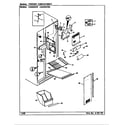Maytag CDNS24V9A/CR86A freezer compartment diagram