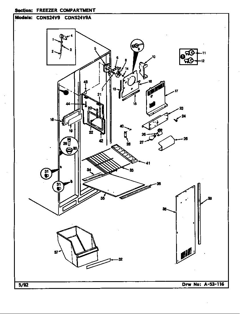 Freezer compartment