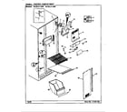 Magic Chef RC22LN-3AW/CS33A freezer compartment diagram