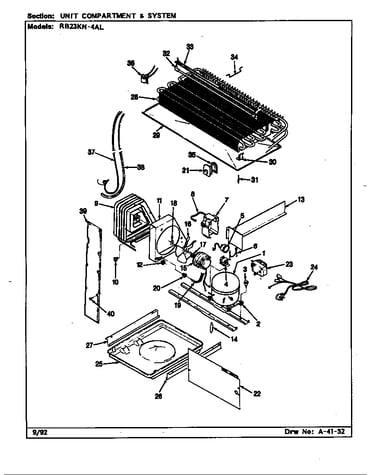 Unit compartment & system (rb23ka-4al/cg99a) (rb23kn-4al/cg96a)