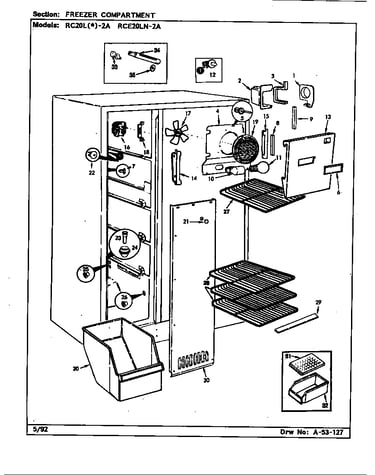 Freezer compartment