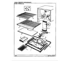 Magic Chef RB19KN-2A/CG58A freezer compartment diagram