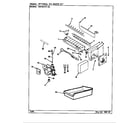 Magic Chef RB19KA-2A/CG58A optional ice maker kit diagram