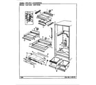 Maytag CDNT18V9A/CC48A shelves & accessories diagram