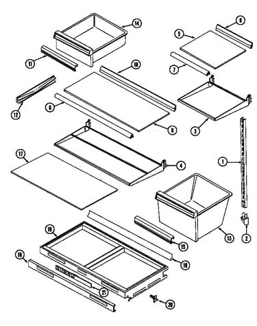 Shelves & accessories