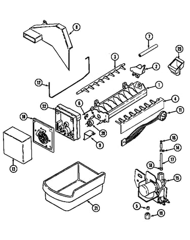 Optional ice maker kit-raea300aax