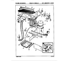 Magic Chef RB19JN-4A/9A21B unit compartment & system diagram