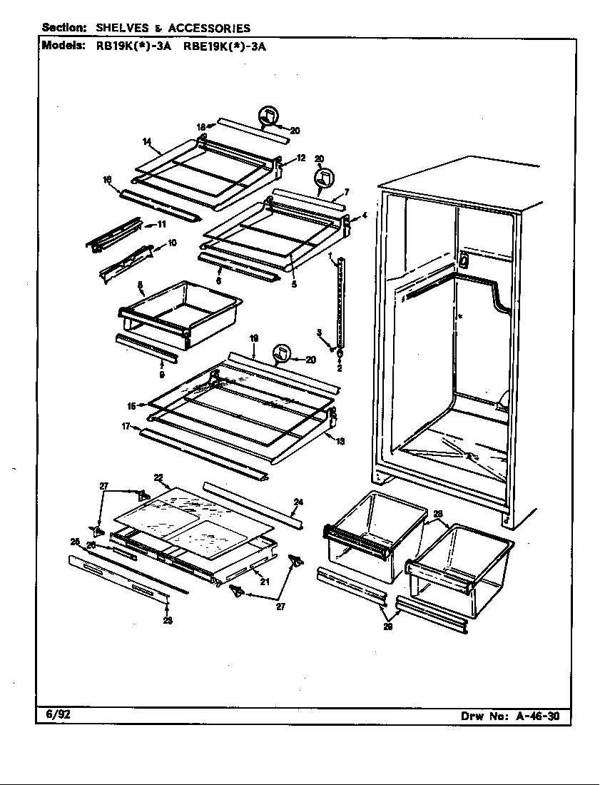 Shelves & accessories