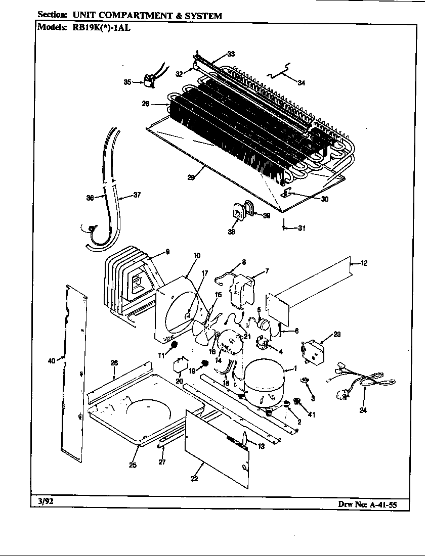Unit compartment & system