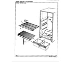 Magic Chef RB19KN-1AL/CG52A shelves & accessories diagram