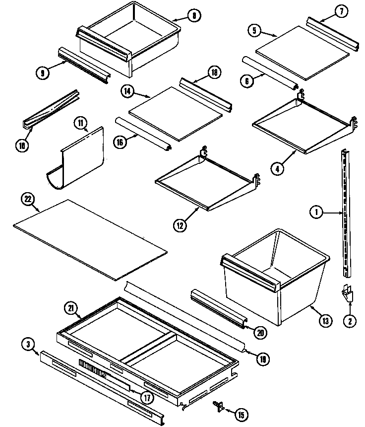 Shelves & accessories