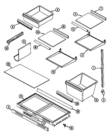Shelves & accessories