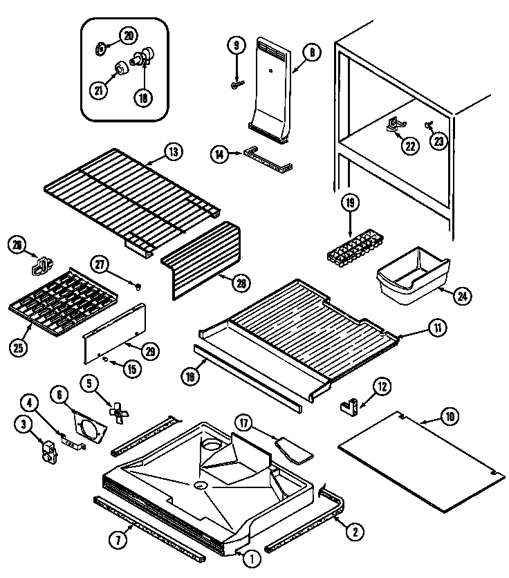 Freezer compartment