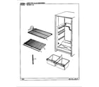 Magic Chef RB15KA-1A/BG01E shelves & accessories diagram