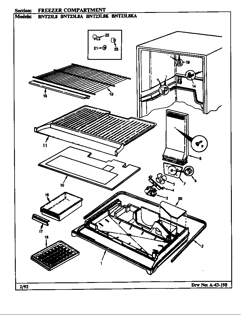 Freezer compartment