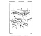 Magic Chef RB19JN-4A/9A21A chest of drawers diagram