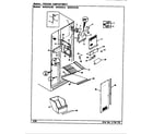 Maytag BDNS24L9A/BU85B freezer compartment diagram