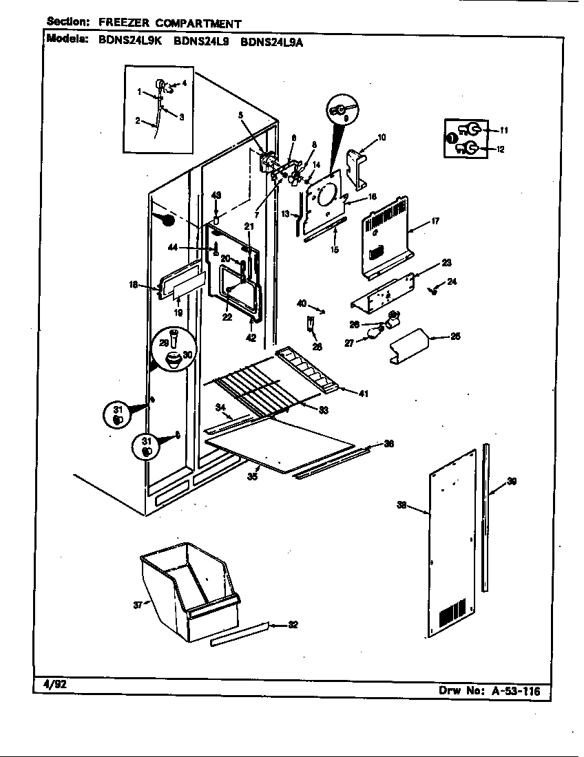 Freezer compartment