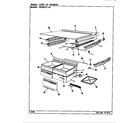 Magic Chef RB19KN-4A/BG65C chest of drawers diagram